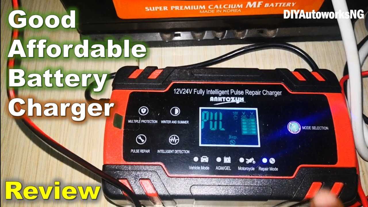 manual battery charger instructions