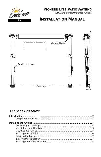 manual rv awning instructions