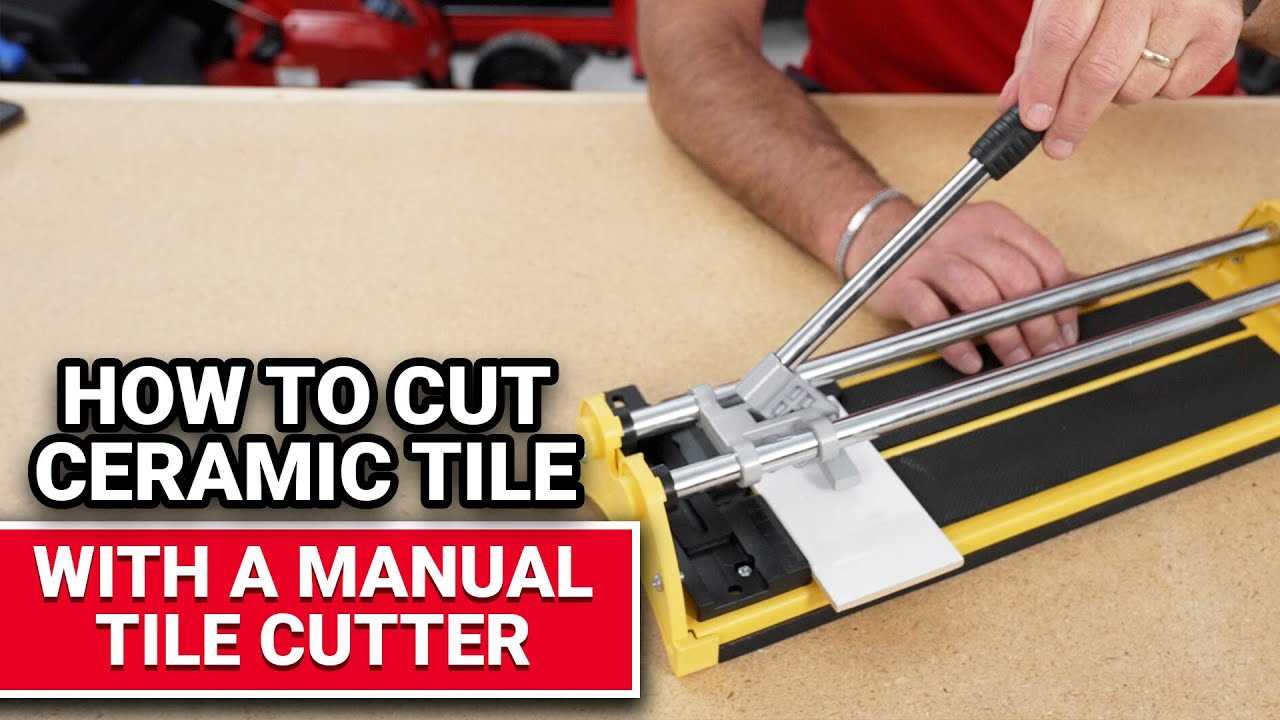 manual tile cutter instructions