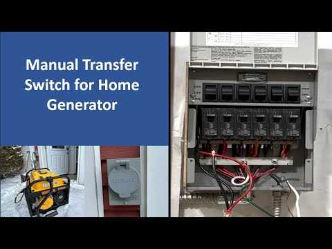 manual transfer switch installation instructions