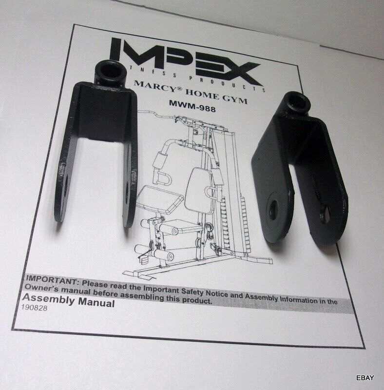 marcy home gym mwm 988 instruction manual