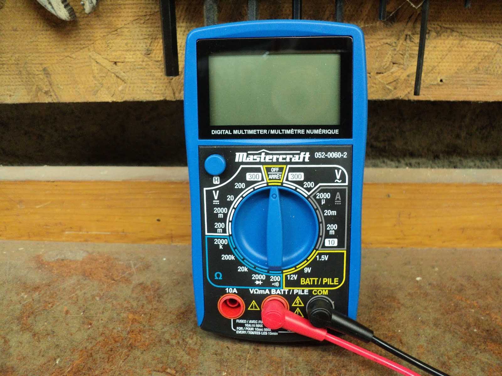 mastercraft digital multimeter instruction manual