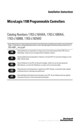 micrologix 1500 instruction set reference manual