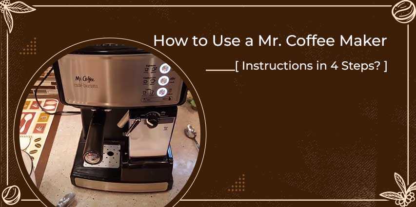 mr coffee cafe barista instruction manual