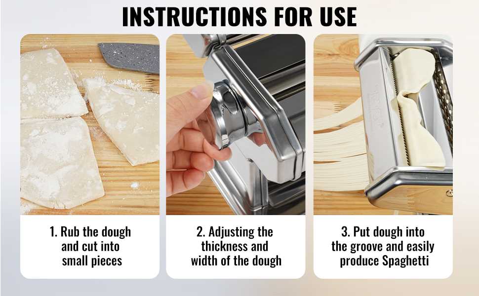 my perfect kitchen pasta machine instruction manual