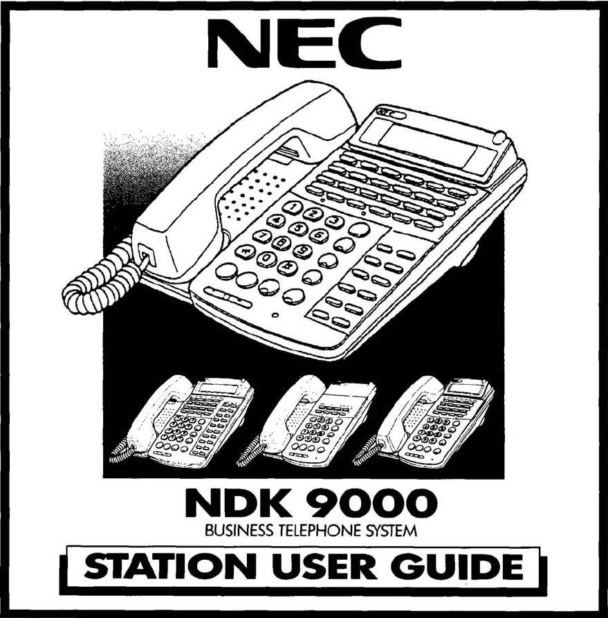 nec phone instruction manual