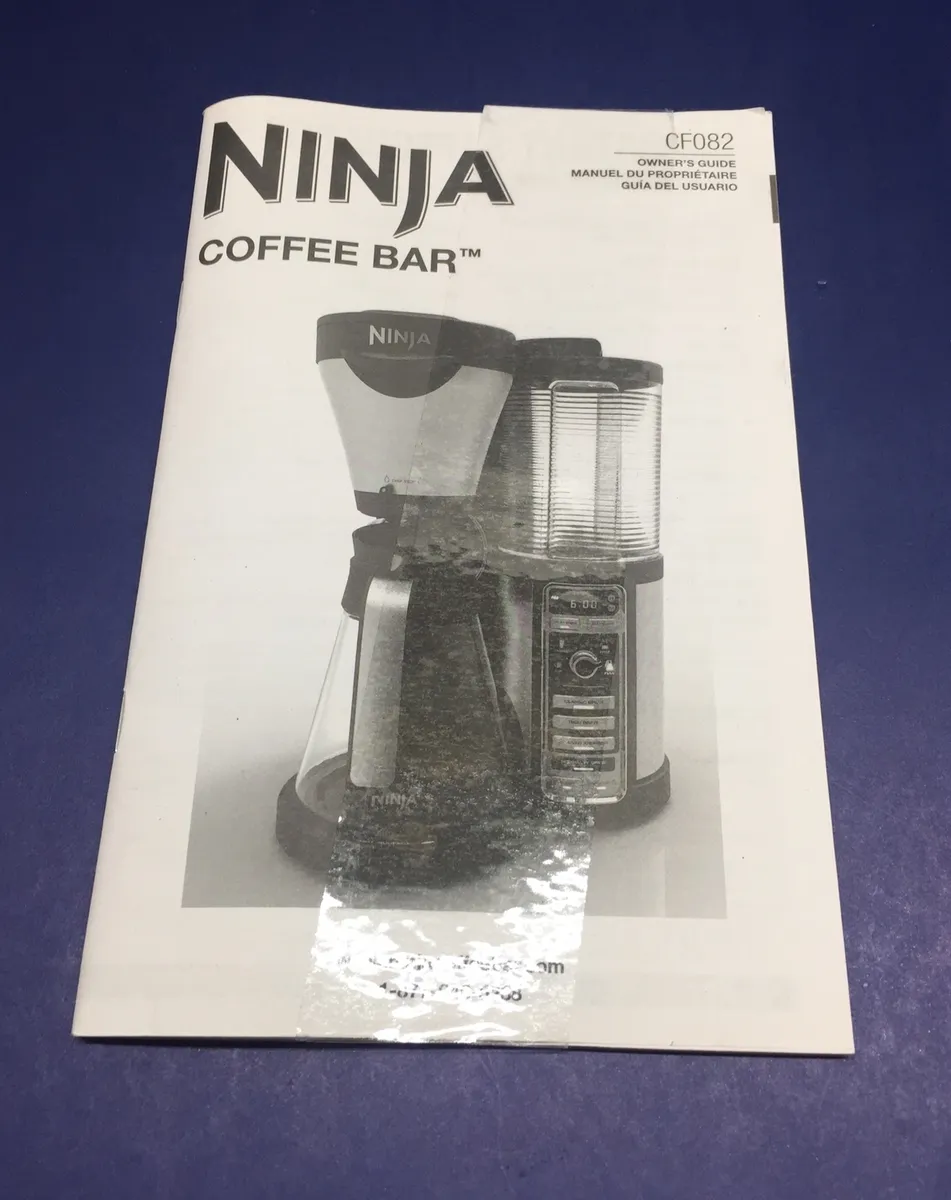 ninja coffee maker instruction manual