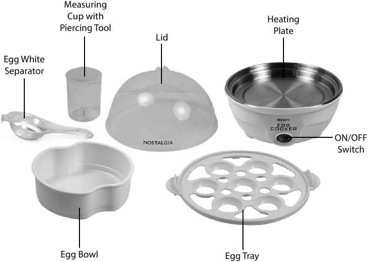 nostalgia egg cooker instruction manual