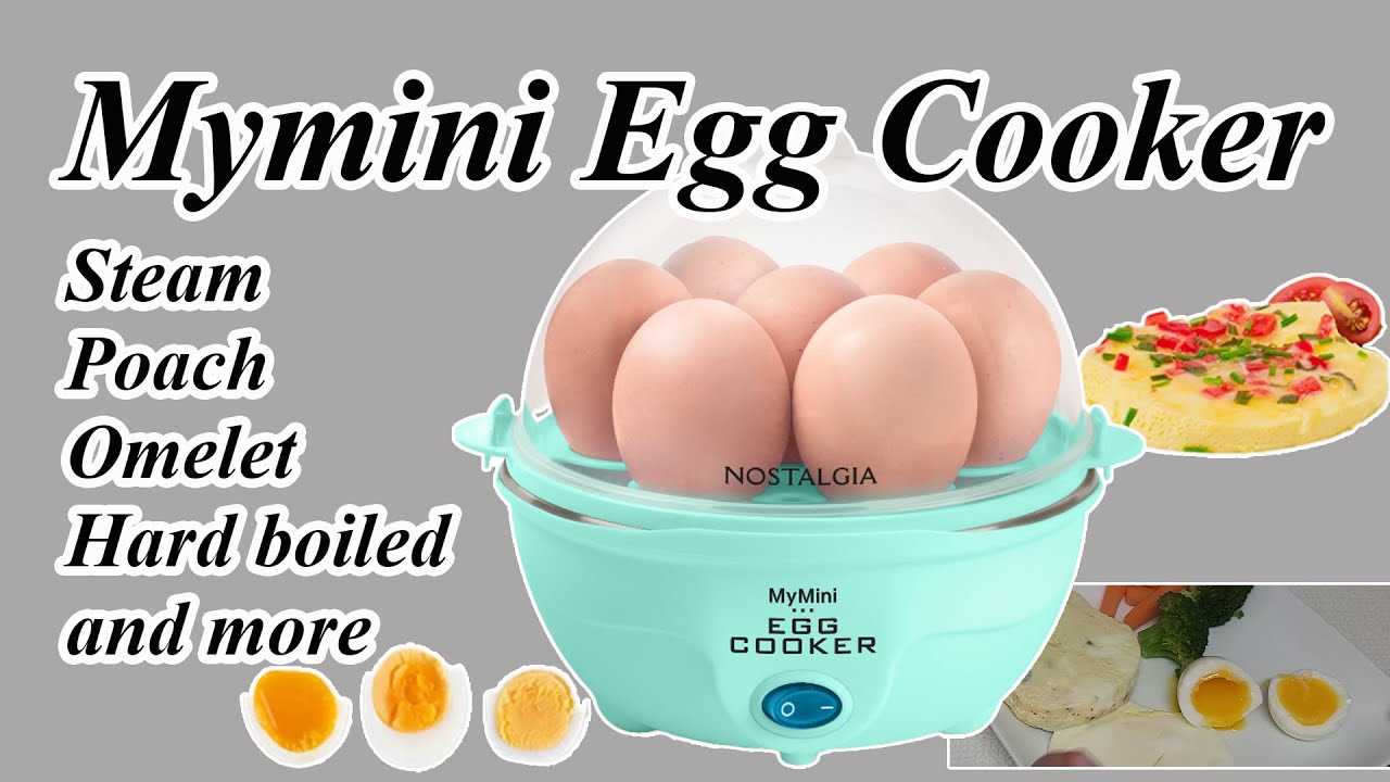 nostalgia egg cooker instruction manual