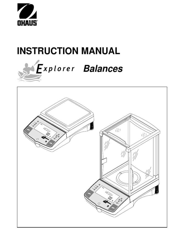 ohaus cd 11 instruction manual