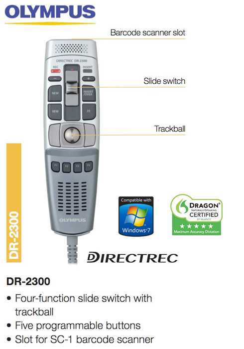 olympus digital voice recorder ds 2300 instruction manual