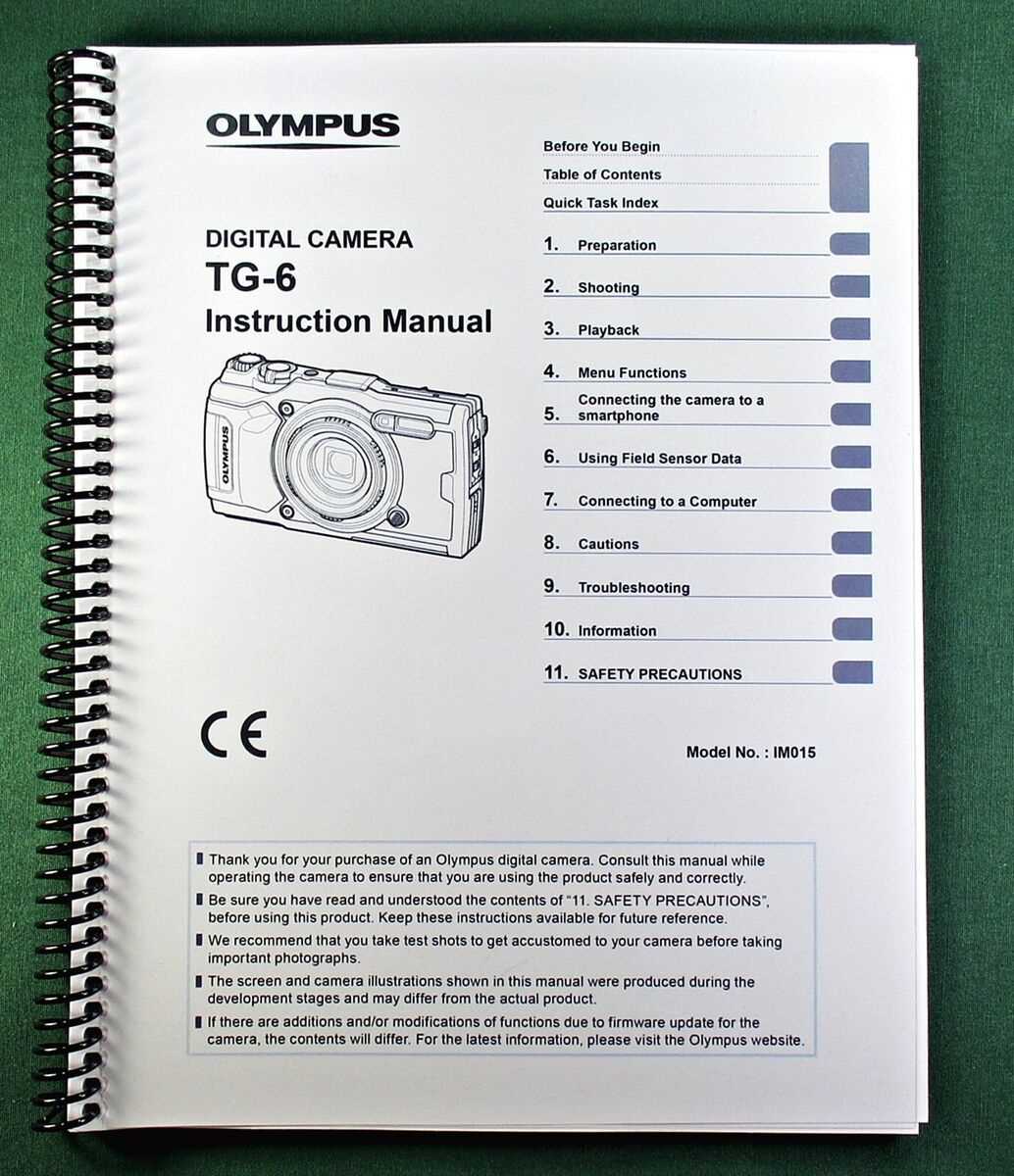 olympus tg 3 instruction manual