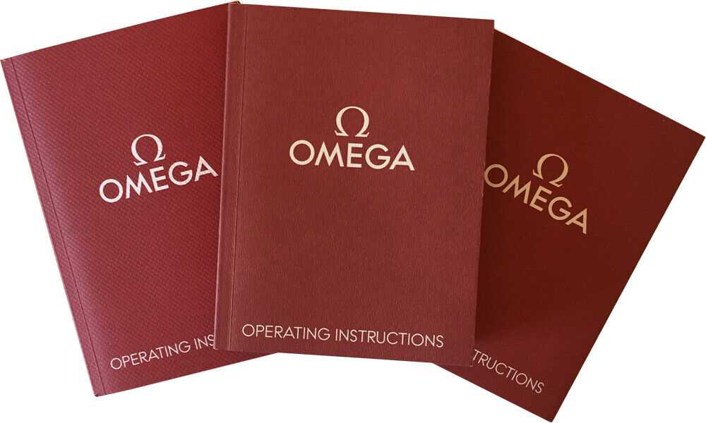 omega watch instruction manual