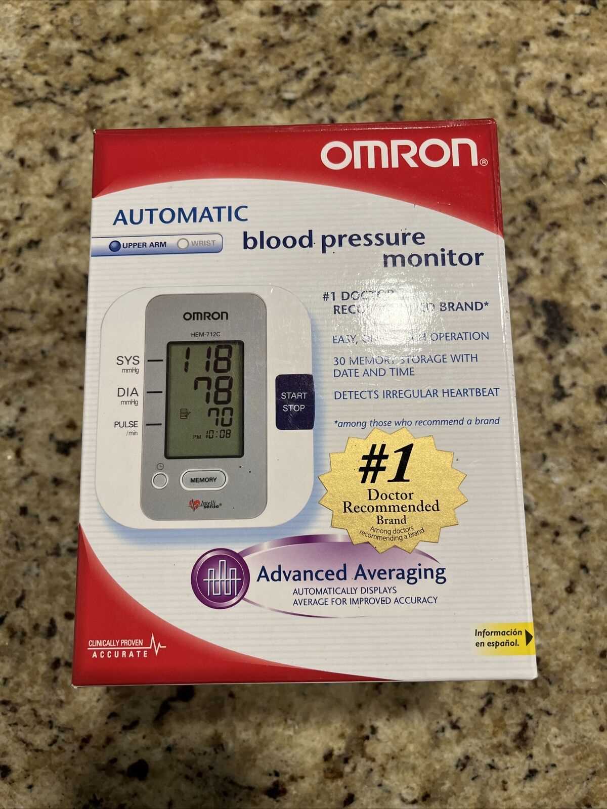 omron digital blood pressure monitor hem 712c instruction manual