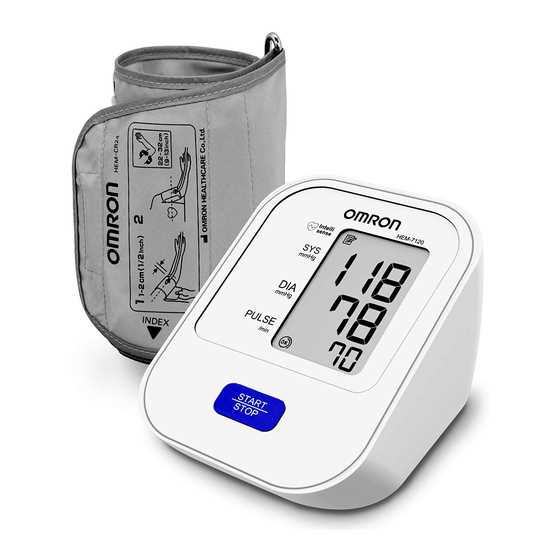 omron digital blood pressure monitor hem 712c instruction manual