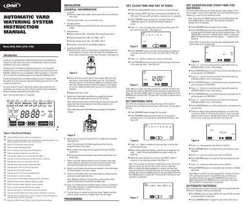 orbit timer instruction manual