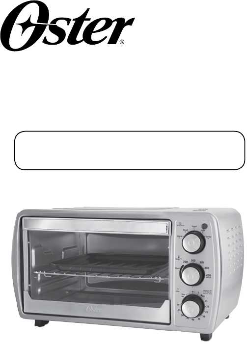 oster toaster oven instruction manual