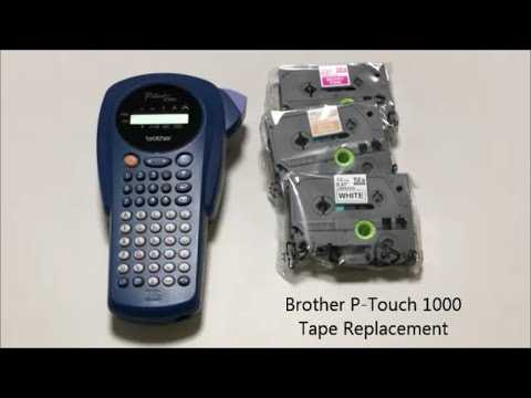 p touch 1000 brother instruction manual