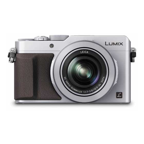 panasonic lumix dmc lx100 instruction manual