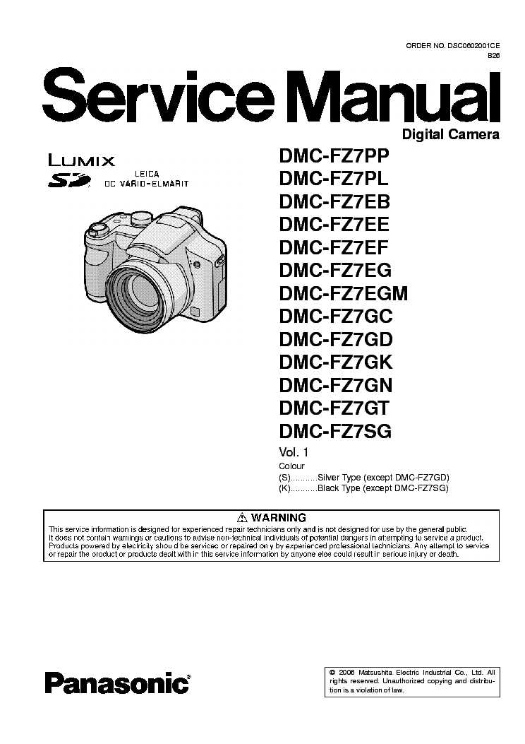 panasonic lumix fz72 instruction manual