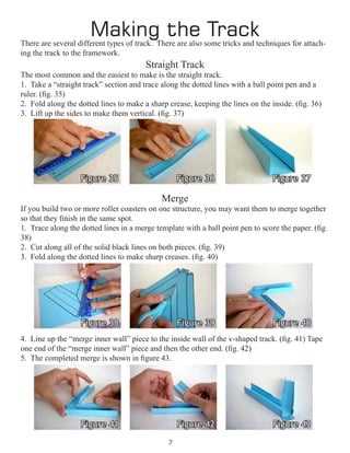 paper roller coaster instruction manual