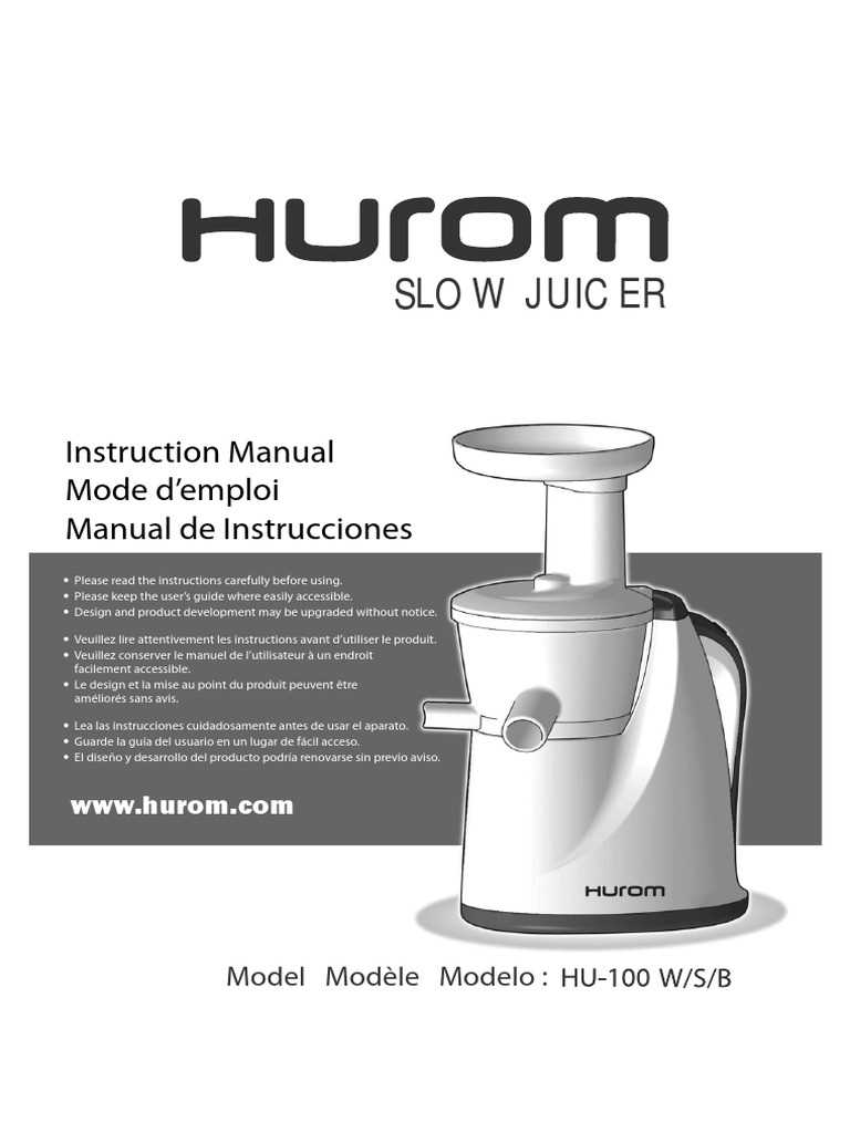 philips juicer instruction manual