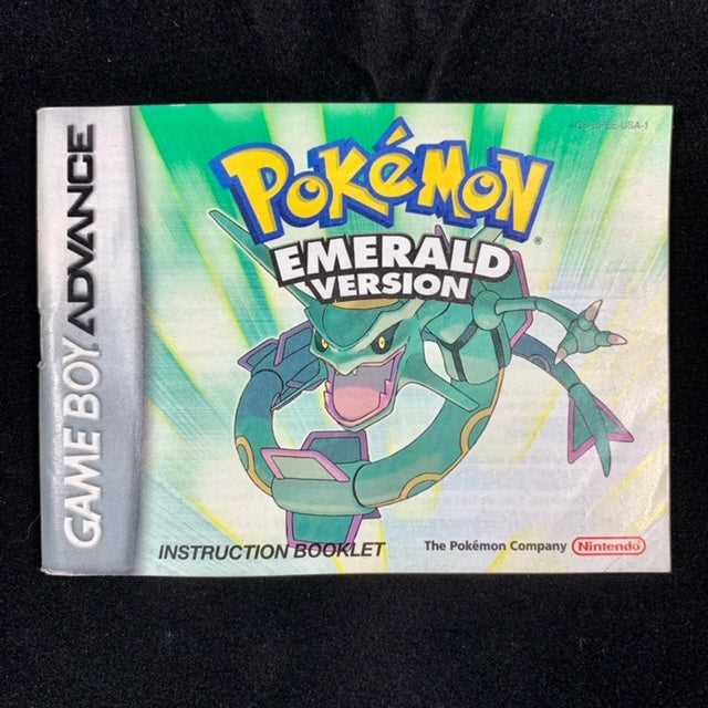 pokemon emerald instruction manual