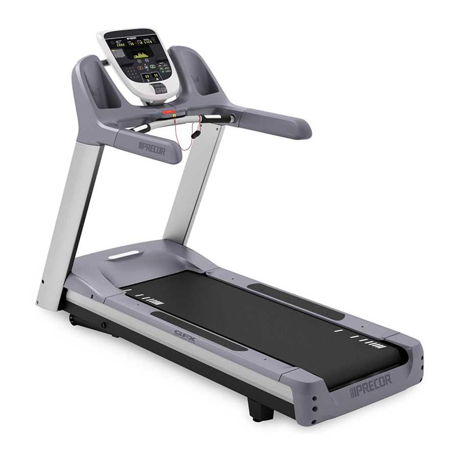 precor treadmill manual instructions