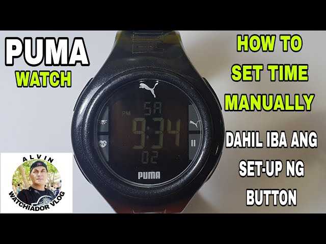 puma watch instruction manual