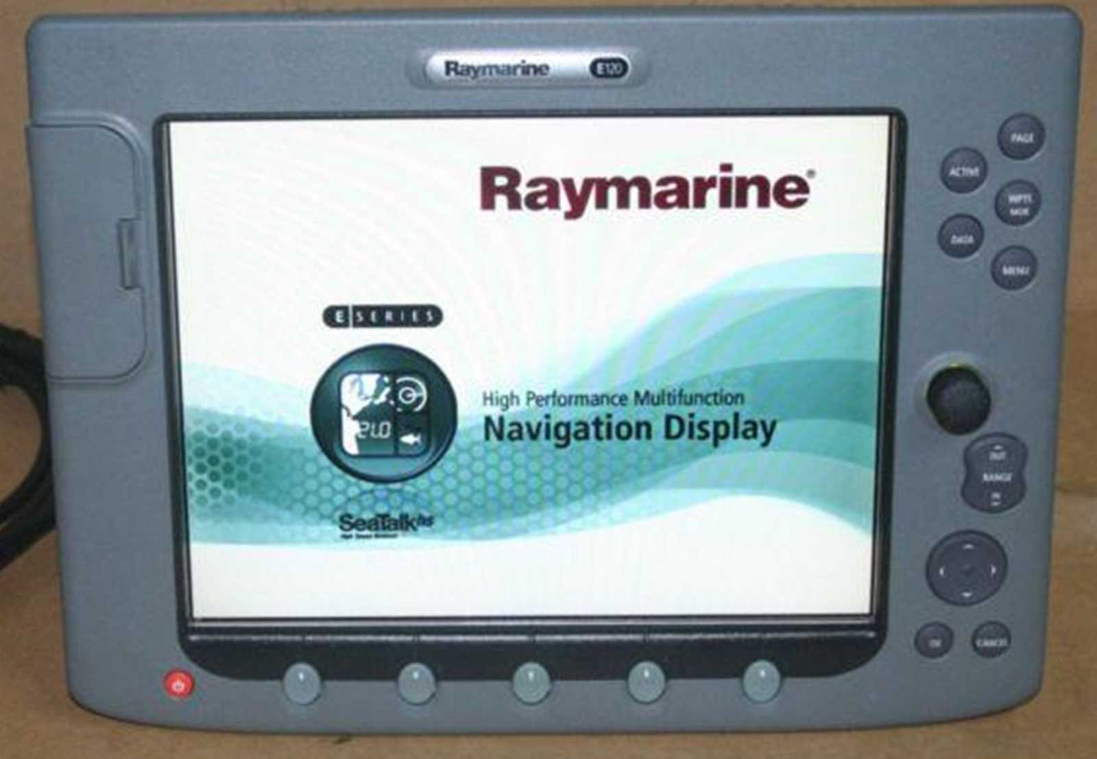 raymarine e120 instruction manual