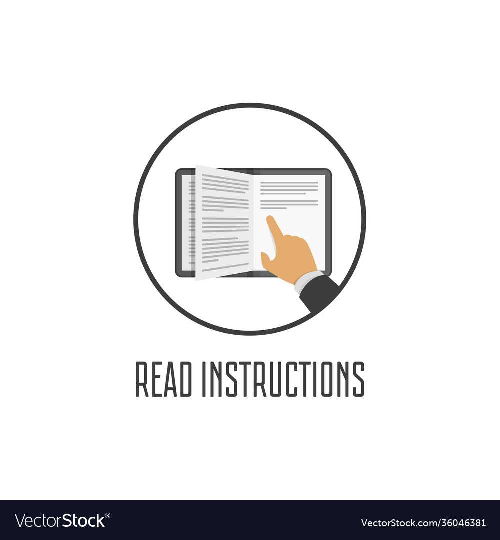 read instruction manual symbol