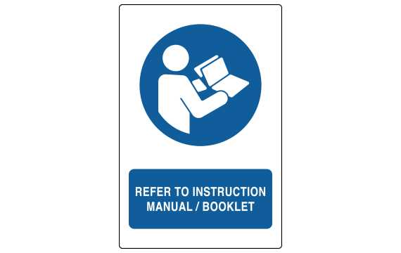 refer to instruction manual symbol