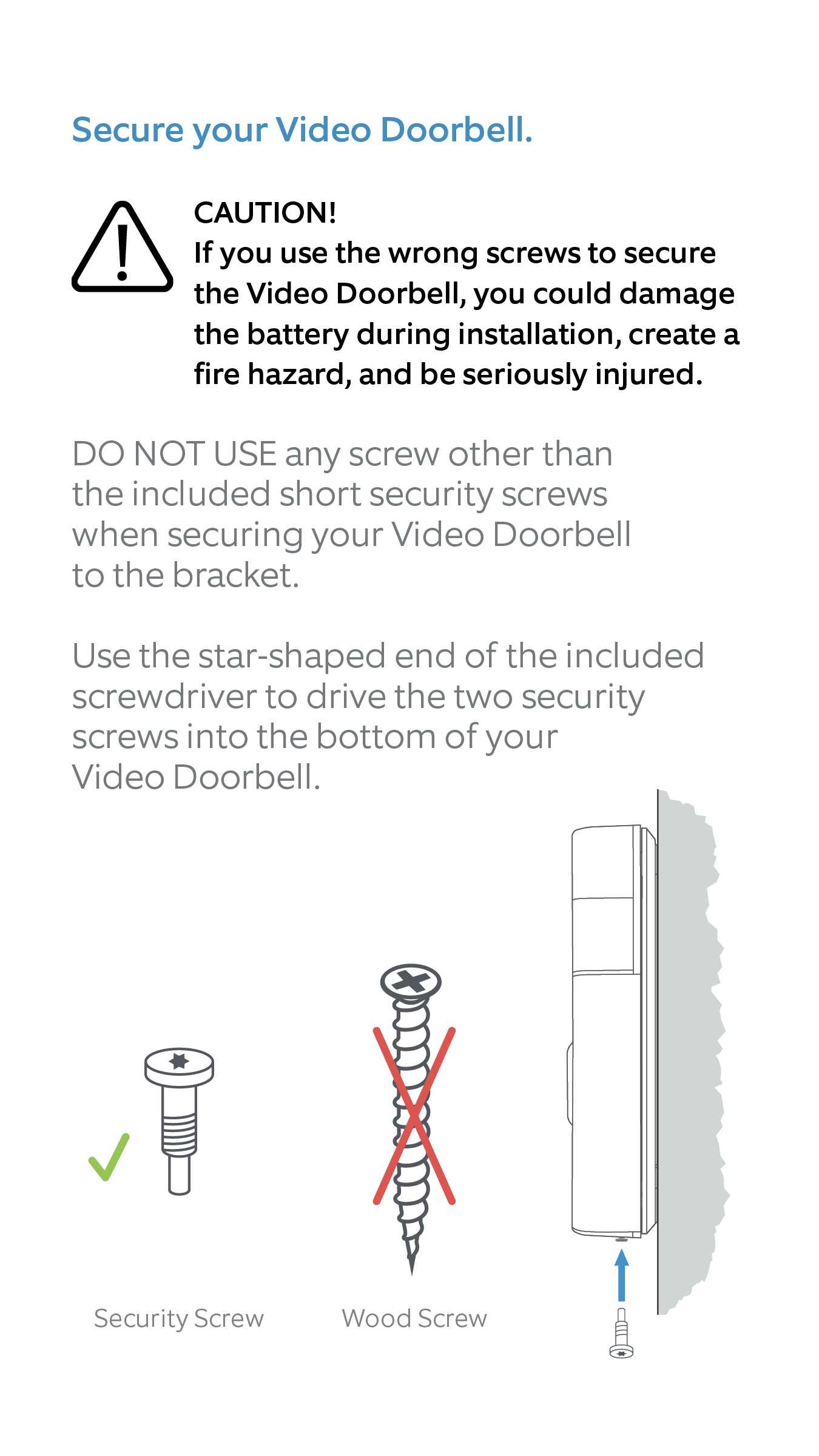 ring video doorbell instruction manual