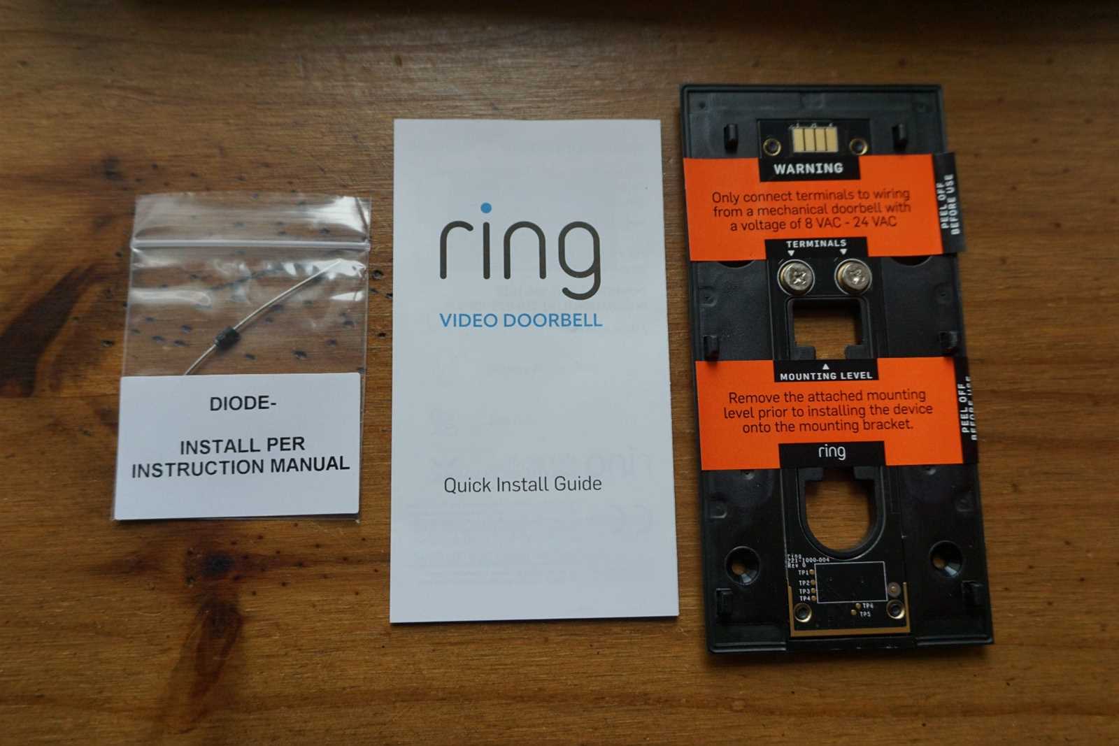 ring video doorbell instruction manual