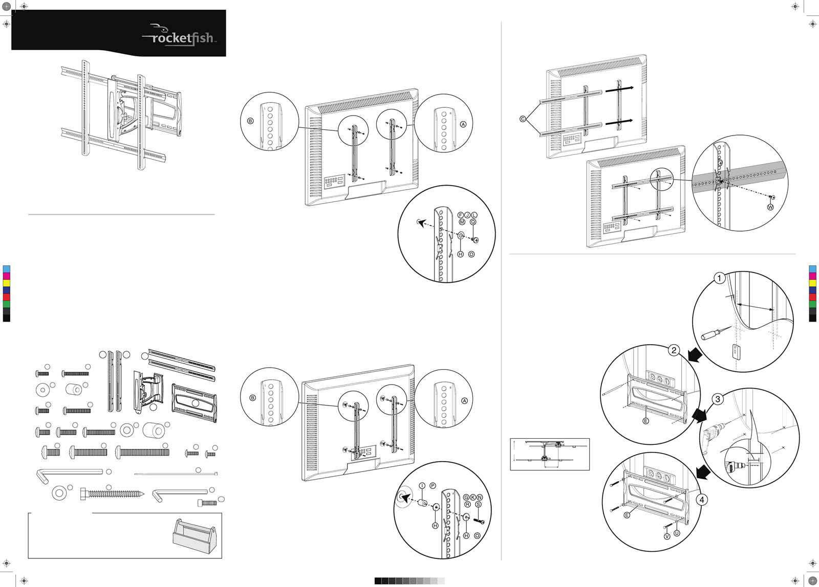 rocketfish tv mount instruction manual