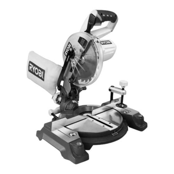 ryobi miter saw instruction manual