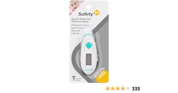 safety 1st ear thermometer 49551 instruction manual