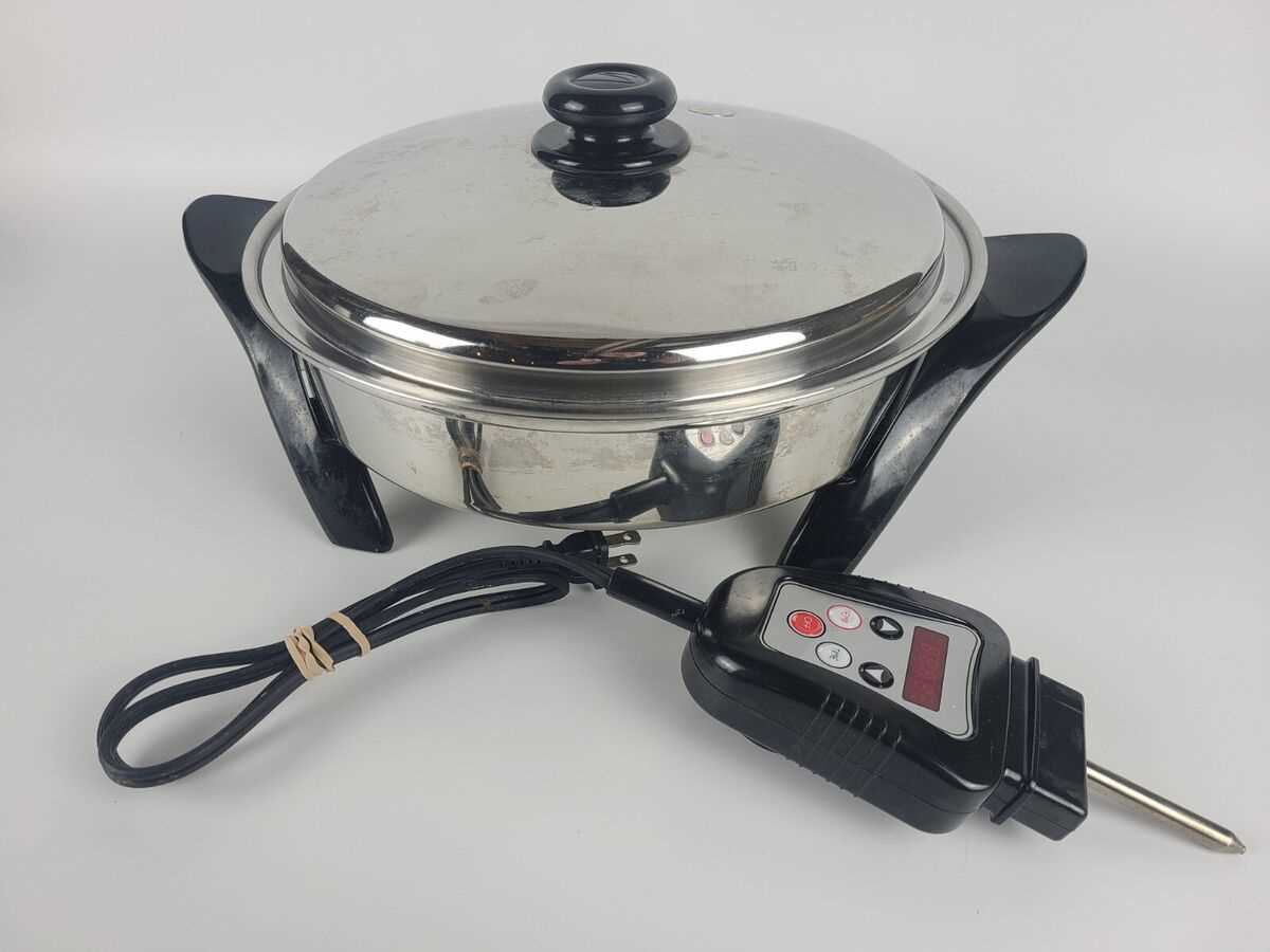 saladmaster electric skillet instruction manual