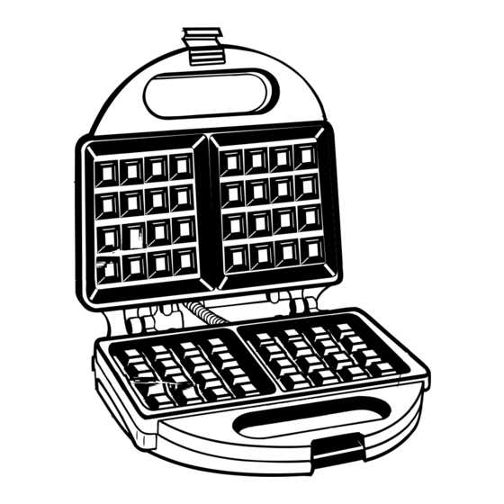 salton belgian waffle maker instruction manual