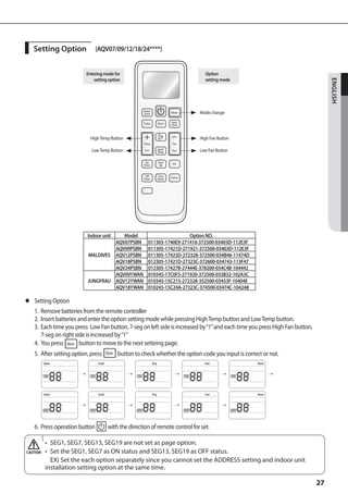 samsung air conditioner instruction manual