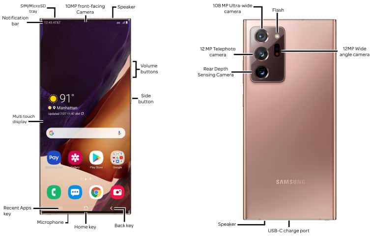 samsung galaxy note 20 ultra instruction manual