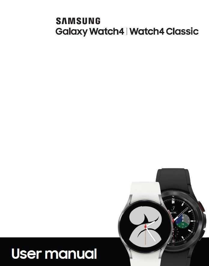 samsung watch instruction manual