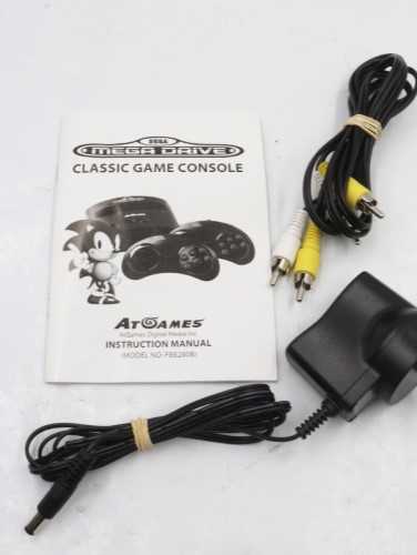 sega genesis classic game console instruction manual