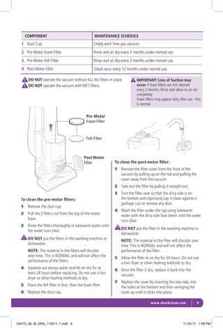 shark navigator vacuum instruction manual