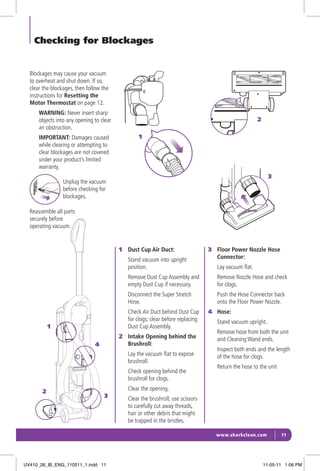 shark navigator vacuum instruction manual