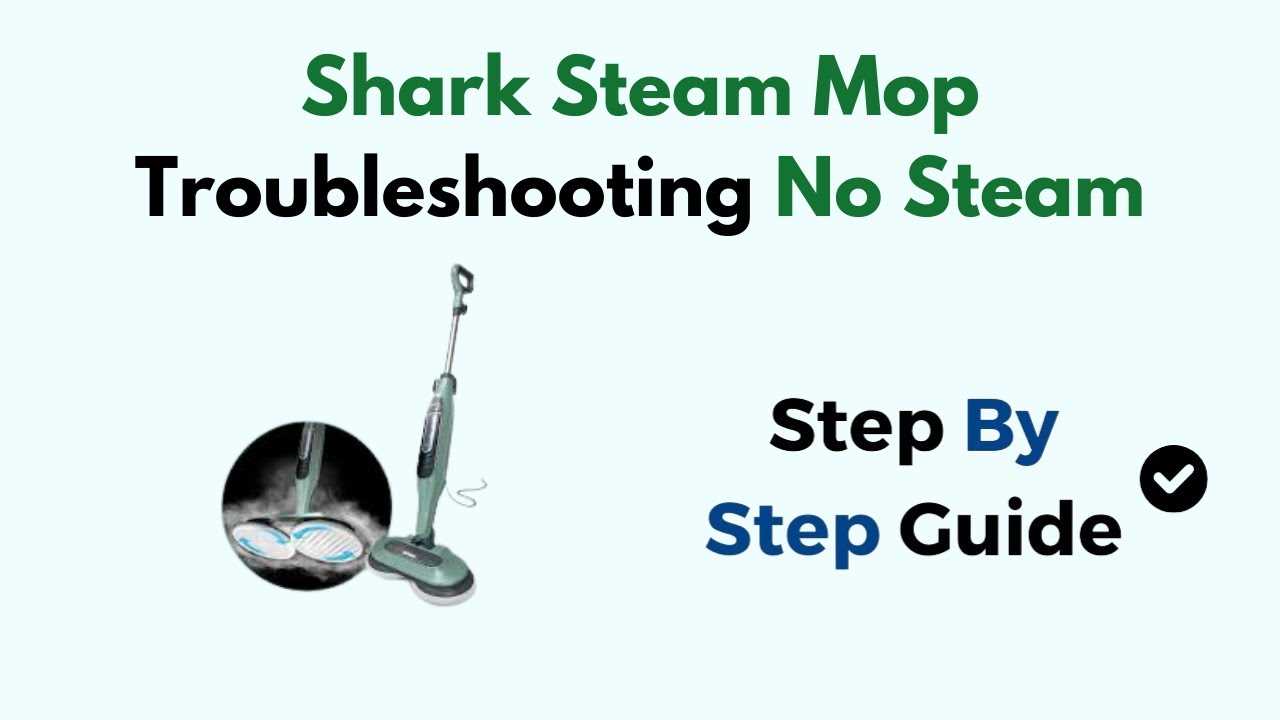 shark steamer instructions manual