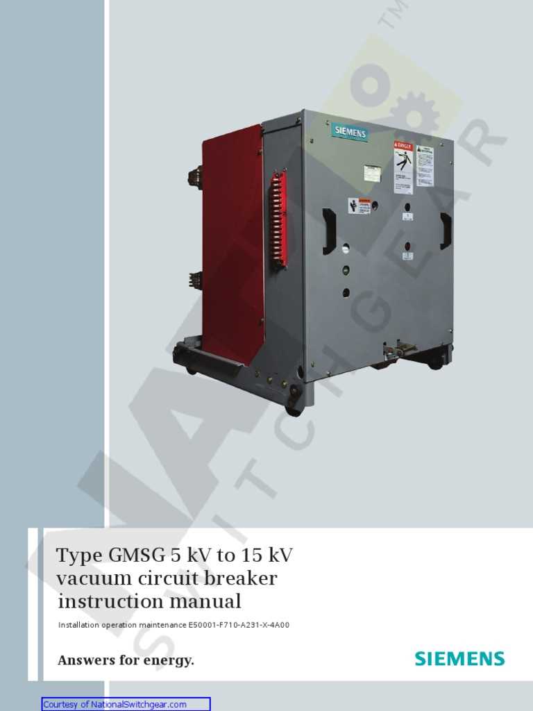 siemens gmsg instruction manual