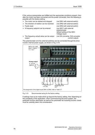 siemens micromaster 440 operating instructions manual