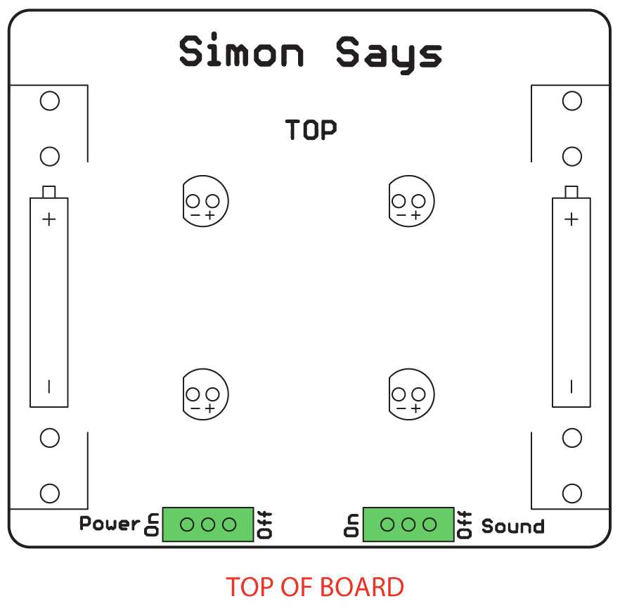 simon game instruction manual