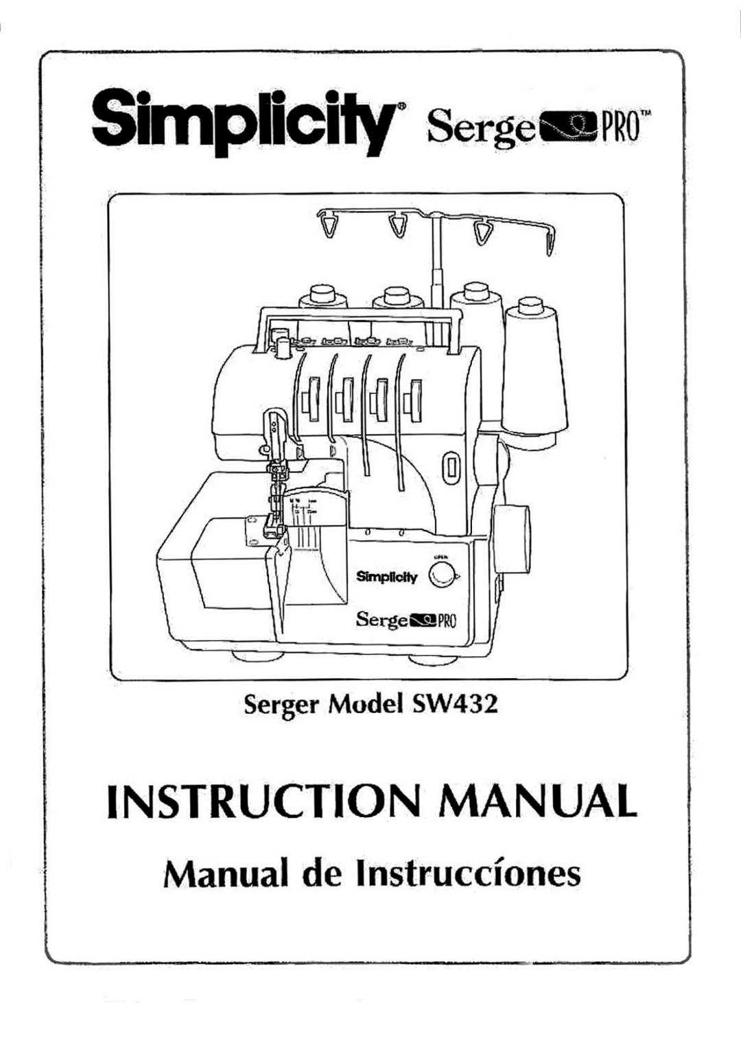 simplicity fashion pro sewing machine instruction manual